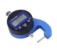 Asixxsix Medidor de Espesor Digital, Micrómetro Electrónico LCD de Resolución de 0,01 Mm y 0,0005 Pulgadas, Medidor de Espesor de Aleación de Aluminio con Batería CR2032 para Medición de Película de
