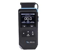 Asixxsix Medidor de Humedad de Madera, Retención de Datos, Apagado Automático, Medidor de Humedad Tipo Pin Digital, Probador de de Leña con Pantalla de 2 Colores Recargable para Leña, Ambiente de