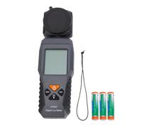 Asixxsix Medidor de Luz, Rango de 0-200000 Lux Medidor de Lux con Sensor Giratorio de 180°, de Luz Solar con Medición de Temperatura LCD Retroiluminada para Fotografía de Plantas LED de Oficina en
