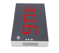 Asixxsix Medidor de Nivel de Sonido, Diseño de Montaje en Pared con Pantalla LCD HD de 3,0 Pulgadas y de Alarma de 130 DB, Medidor de Nivel de Ruido, de Decibeles con Soporte de Altavoz Externo para