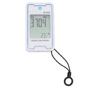 Asixxsix Mini Medidor de Luz Digital con Pantalla de Temperatura y Humedad, Rango de Iluminancia de 0,1 a 999900 Lúmenes / 0,1 a 92890 FC, Medidor de Iluminancia, Apagado Automático y (SK-8101)