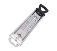Asixxsix Termómetro de Acero Inoxidable para Dulces y Freír, Termómetro para Cocinar Alimentos con Clip para Olla, Termómetros para Dulces para Freír, Azúcar, Elaboración de Cerveza,