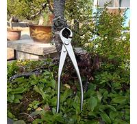 Asixxsix Tijera de Poda para Bonsái de Acero Inoxidable, 180 Mm, Borde | Recortadora De Ramas Cóncavas, Ergonómico, Incisión Hemisférica, Paisajismo, Poda De Jardín, 191g