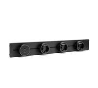 Asixxsix Toma de Corriente para Regleta, 3 Salidas de CA y 1 Enchufe USB