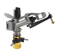 Aspersor de impacto Aspersor de riego de área grande con rotación automática de 360 grados con interfaz FNPT de 1 pulgada para jardín Material de aleación de césped 660 g 24x19
