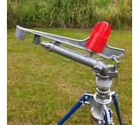 Aspersor De Riego Agrícola De 2 Pulgadas, Aspersor De Riego para Granjas, Aspersor Rotativo De 360° para Césped, Pistola Rociadora De Riego para Grandes Áreas De Riego De Granjas, Céspedes Y