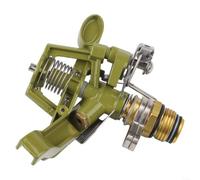 Aspersor giratorio de aleación de zinc para boquilla, brazo oscilante de 360° para riego de jardín grande, sistema de riego de césped, amarillo, 1/2 3/4 pulgadas (1.3 cm)