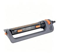 aspersor oscilante, aspersores cesped 19 Agujeros, 4 rangos Ajustables | sistema de riego automático, aspersor jardin, sprinkler área grande de 180 grados césped, huerto, plantas