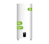 Aspes Termo Eléctrico 100 Litros, AT10000DDW. 2000W, Kit de Montaje Incluido, Resistencia de Acero Esmaltado, Termostato Digital, Temperatura Máx 93 º, Blanco nergética B