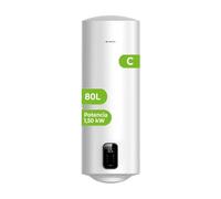 Aspes - Termo eléctrico vertical AT8000 de 73 L para baño o cocina, 1500 W, clase energética B, blanco compacto 74,5 x 45 x 45 cm White Medium