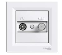 Asphora, 1dB Conector TV Satelital, Blanco, EPH3400121