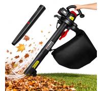 Aspirador eléctrico de Hojas, Aspiración/Soplado, Bolsa Colectora de 40 l 2-Battery