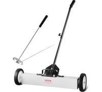 Aspiradora magnética de 60 cm con ruedas y herramienta telescópica para recoger objetos metálicos