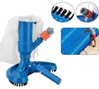 Aspiradora para piscinas – Aspiradora de fondo para Intex y Bestway – Limpiador para jacuzzis y piscinas – Compatible con tubo telescópico – Incluye bolsa de filtro y conexión para manguera de jardín