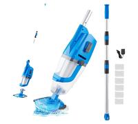 Aspiradora para piscinas VEVOR, aspiradora de mano inalámbrica (100 l/min), limpiador de piscina recargable, con una autonomía de hasta 1 hora, ideal para piscinas desmontables, piscinas de obra y jac