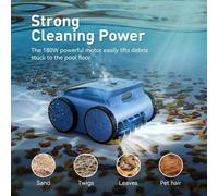Aspiradora robótica para piscinas - Limpiador de piscinas - Limpiador de piscinas inalámbrico - Robot automático para piscinas