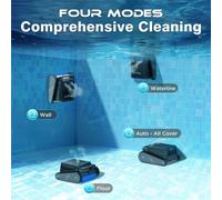 Aspiradora robótica para piscinas - Limpiador de piscinas - Robot automático para piscinas - Limpiador de piscinas - Aspiradora para piscinas