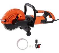 Aspiradoras eléctricas para hormigón, de 9 pulgadas, con motor de 1800 W y 15 A, profundidad de corte de 3,5 pulgadas, aptas para uso en seco y en húmedo, ideales para hormigón y ladrillo