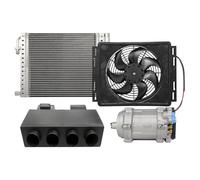 Aspligo - Kit de aire acondicionado eléctrico universal para debajo del salpicadero, 12 V, 3 kW, apto para furgonetas y autocaravanas (solo refrigeración)