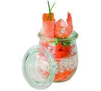 Assheuer + Pott 82316 Tarro de almacenamiento con tapa, mini, forma de tulipán, 220 ml