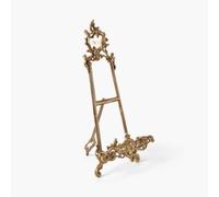 Assorted Collections Soportes de caballete de latón para Art Deco, pinturas, imágenes, platos decorativos, señales de boda, soporte de menú, soporte para fotos decorativas de hogar de 16"