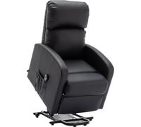 Astan Hogar Sillón Relax Con Función Auto-Ayuda (Levanta Personas), Reclinación Eléctrica, Tapizado en PU Anti-Cuarteo, Modelo Premium AH-AR30620NG