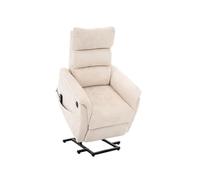 ASTAN HOGAR Sillón Relax con Función Auto-Ayuda (Levanta Personas) y reclinación eléctrica. Conexión USB/USB-C, Tapizado en Chenilla, Modelo Nido AH-AR30700BG