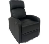 Astan Hogar Sillón Relax con Reclinación Manual, Tapizado en PU Anti-Cuarteo, Modelo Premium AH-AR30600NG