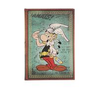 Paperblanks Cuaderno tapa dura Asterix the Gaul Midi sin líneas cierre elástico