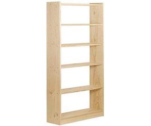 Astigarraga estantería librería gala de 6 baldas de madera maciza de