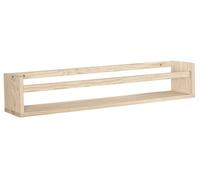 Astigarraga Kit Line Estante para Especias, Especiero, Estante de Cocina Pared, Madera Pino, 80 cm