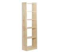 ASTIGARRAGA Kit Line, Estantería Librería Gala 7 Baldas, Madera Maciza Pino - 216,7x79,6x25cm