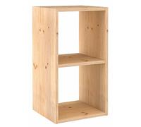 Astigarraga Kit Line Estantería Modular 2 Cubos Dinamic, Madera Maciza Pino - 70,8x36,2x33 cm