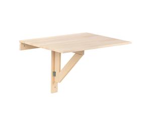 Astigarraga mesa plegable de pared en madera maciza pino, 79,5x59 cm