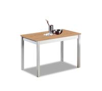 ASTIMESA - Mesa de Cocina con Tapa laminada Color Amazonas - Estructura de Aluminio- Ideal para Cocinas Pequeñas y Decoración Minimalista - Práctica para Organizar Espacios - Medidas: 110 cm x 70 cm