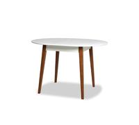 ASTIMESA Mesa de Cocina Fija Redonda, Diámetro 90 cm