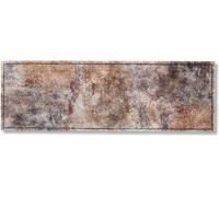 Astra, felpudo lavable, diseño PURE & SOFT, color marrón claro, 50 x 150 cm