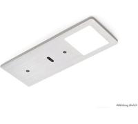 AstraLED SE: Lámpara de techo individual para el espacio inferior, con interruptor táctil LED, en carcasa de aluminio. 3900 K, blanco neutro / Iluminación para nichos / Lumica