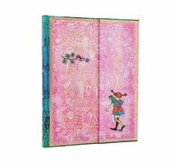 Astrid Lindgren, Pippi Longstocking (Embellished Manuscripts Collection) Ultra Lined Hardcover Journal (Wrap Closure)
