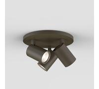 ASTRO Ascoli, foco reflector triple, 3 x 50W, casquillo GU10, color bronce, modelo 1286005