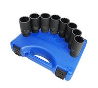 Astro Pneumatic Tool 78868 adaptador eje tuerca de llaves de vaso (8 piezas)