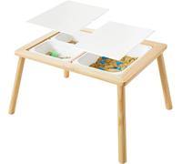 Asweets Mesa Sensorial Infantil, con 3 Espacios de Almacenamiento, Mesa de Juegos de Agua Exteriores de Actividades para Juegos Infantiles, Juguetes de Verano al Aire Libre para Niños y Niñas