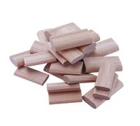 Asyduey 100 Piezas de Conectores de Clavija de Madera Domino de 8 Mm, Tapones de Madera de, Conectores de Empalme de Muebles de CarpinteríA