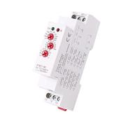 Asyduey 12-240 V CA/CC Relé de Retardo de Tiempo Tipo Riel DIN 16 A/250 V CA Relé Temporizador MultifuncióN con 10 Opciones de FuncióN, ATMT1-M1