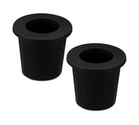 Asyduey 2 Uds. Orificio para Anillo de Mesa de Sombrilla, de Tapón de Cuña de Cono de Sombrilla de Silicona, Adaptador de Patio, Inserción de Orificio para Mesa de Sombrilla