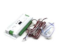 Asyduey Controlador de Escalera ES32, Sensor PIR, 32 Canales, Color Único, 2 Canales, RGB, Tira de LED SPI, Regulador de Intensidad, Controlador de Luz de Escalera, 5 V-24 V
