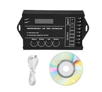 Asyduey Controlador Led Rgb Programable Por Tiempo Tc420 Regulador de Tiempo Led 5 Canales Dc12V-24V
