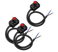 Asyduey DC 0/1-10V Atenuador LED con Perilla, Atenuador Pasivo de Bajo Voltaje AtenuacióN PWM para 0-10V o 1-10V Controlador LED ElectróNico Regulable 3 Piezas