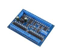 Asyduey DC 12V 24V 16 Entradas 16 Salidas RS485 Interruptor de Control Remoto PLC IO Placa de ExpansióN Modbus RTU MóDulo, Solo Placa