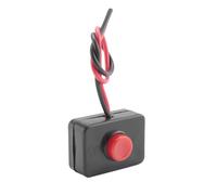 Asyduey DC 12V2A Interruptor de cableado para Coches Pulsador de Base Adhesivo con accionamiento momentaneo